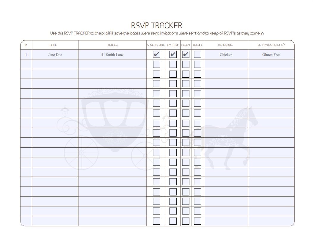 PDF RSVP Tracker