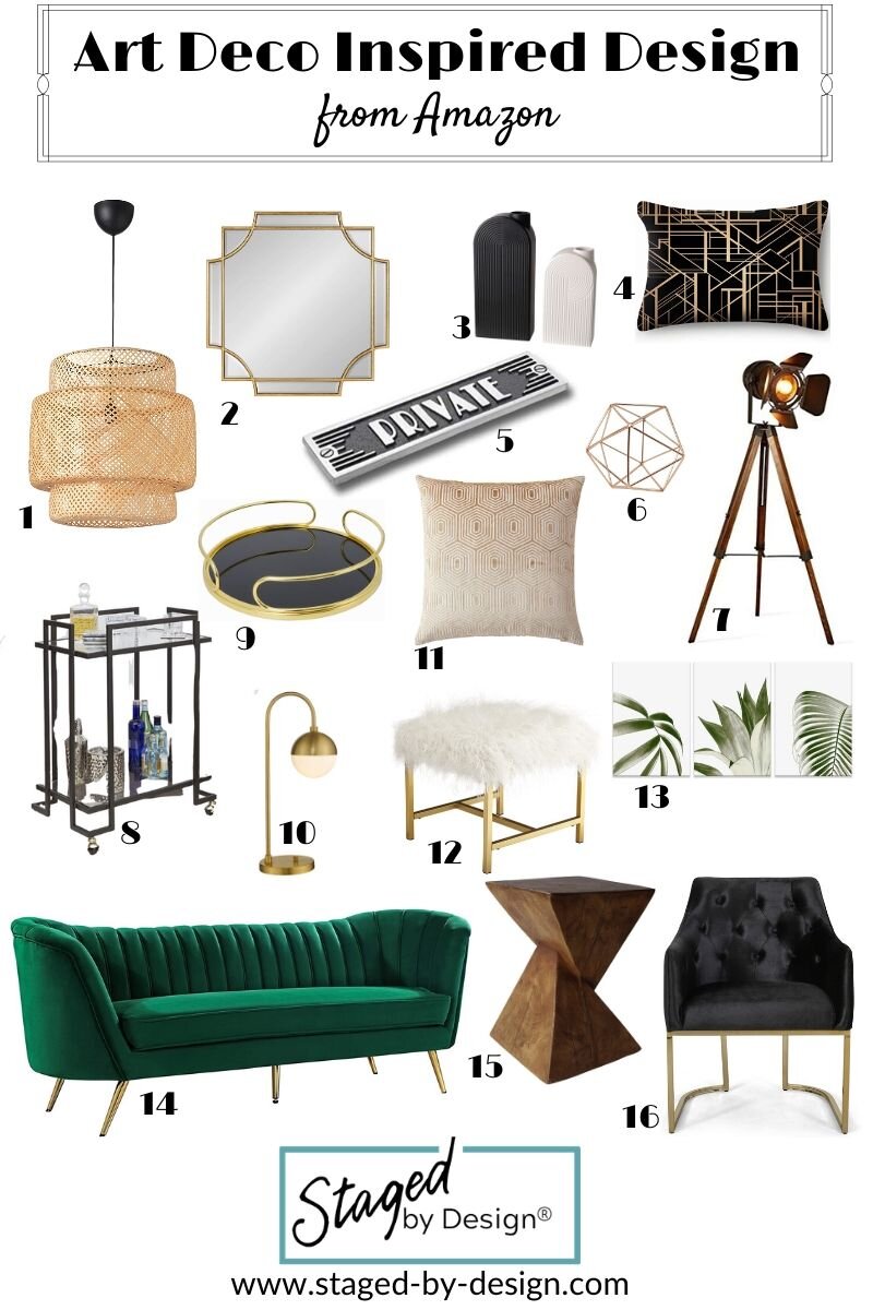 The Resurgence Of Art Deco - The Best Art Deco Pieces From Amazon — Staged  By Design