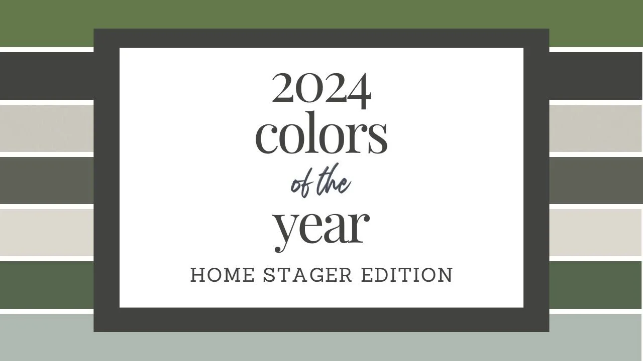 2024 Paint Colors of the Year -  Home Stager Edition