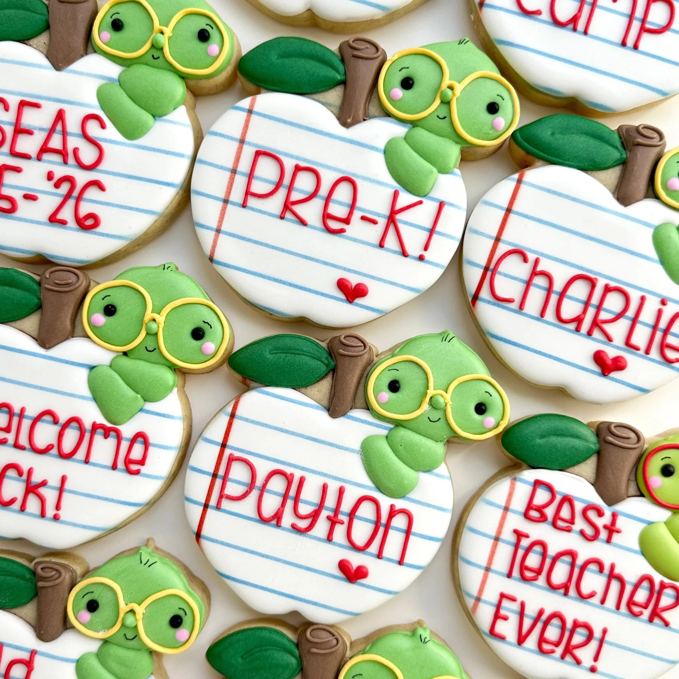 Bookworm School Cookies