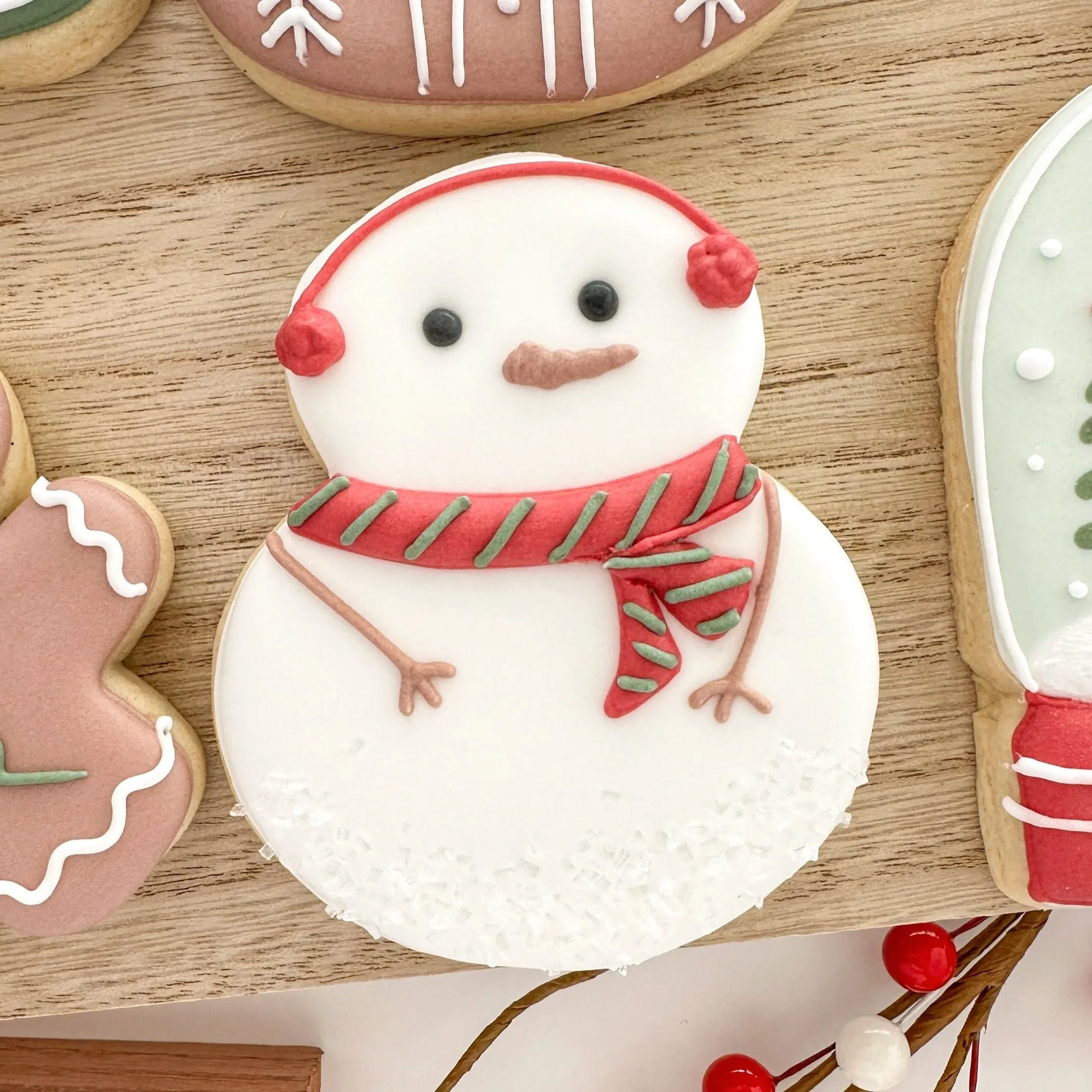 Chunky Snowman Cookie