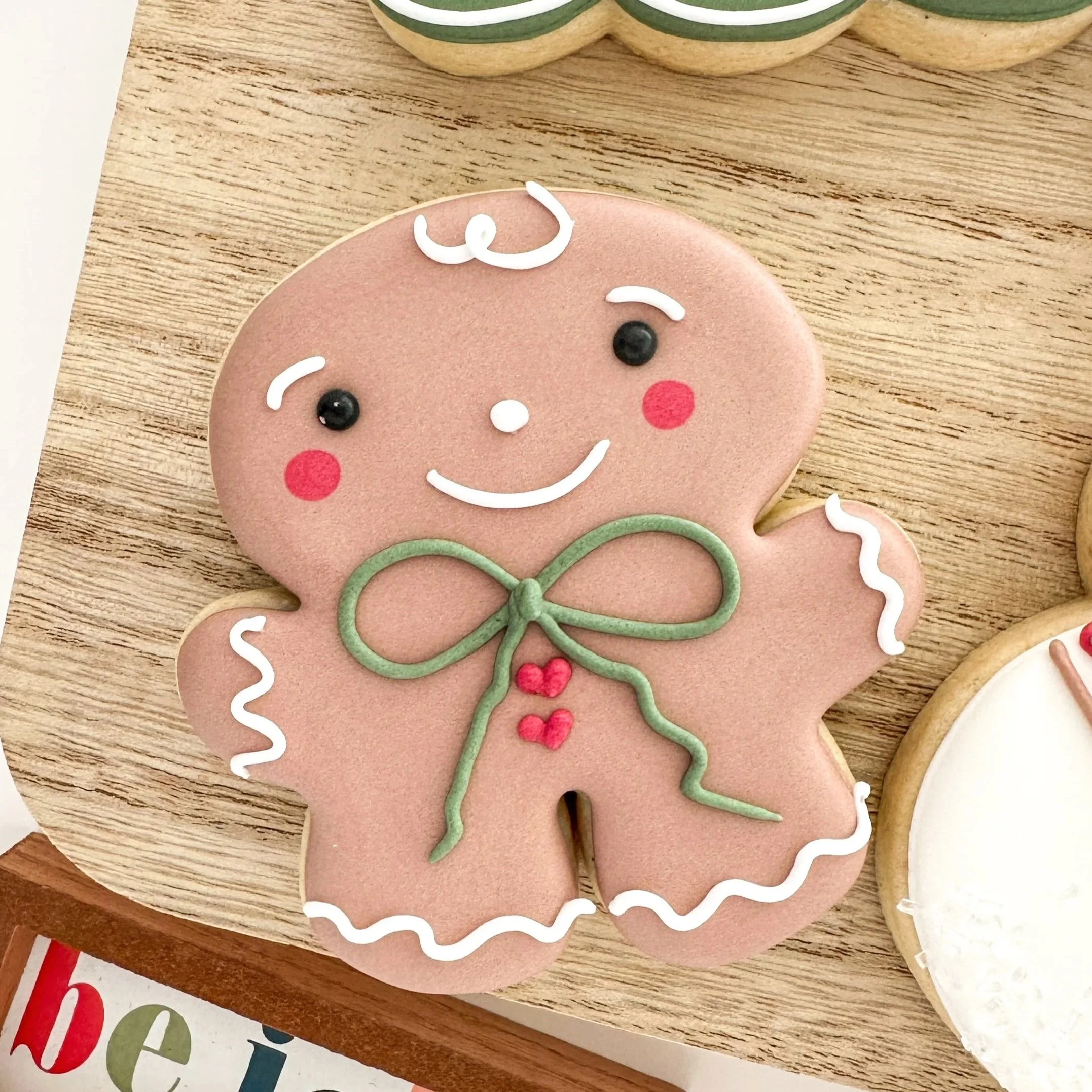 Chunky Gingerbread Man Cookie
