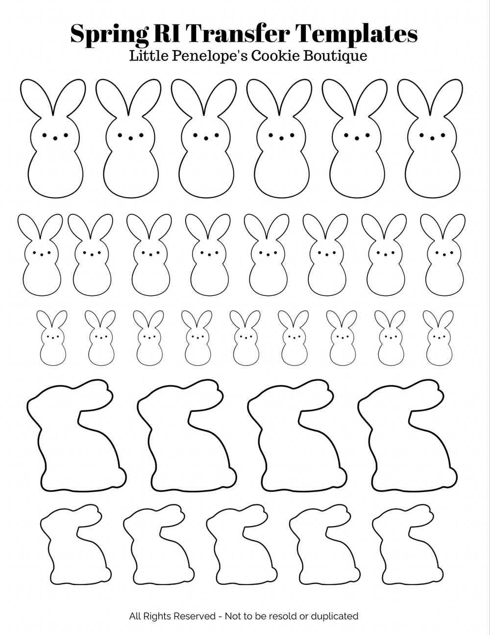 Royal Icing Transfer Templates Little Penelope #39 s Cookie Boutique LLCs