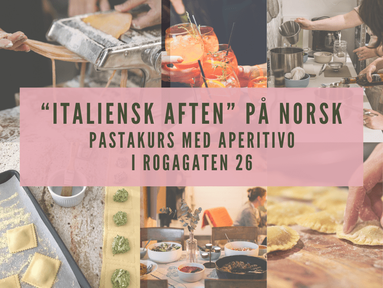 Matkurs: "Italiensk aften" på norsk - april