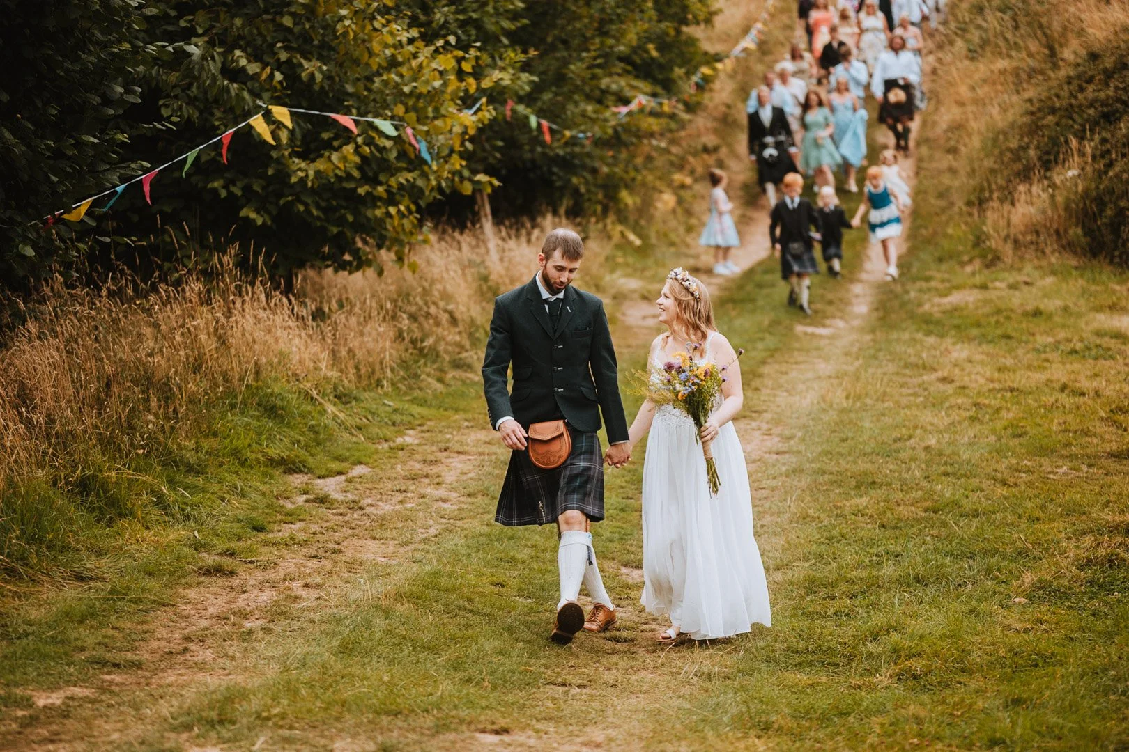 Campsite Wedding In Bath, Somerset
