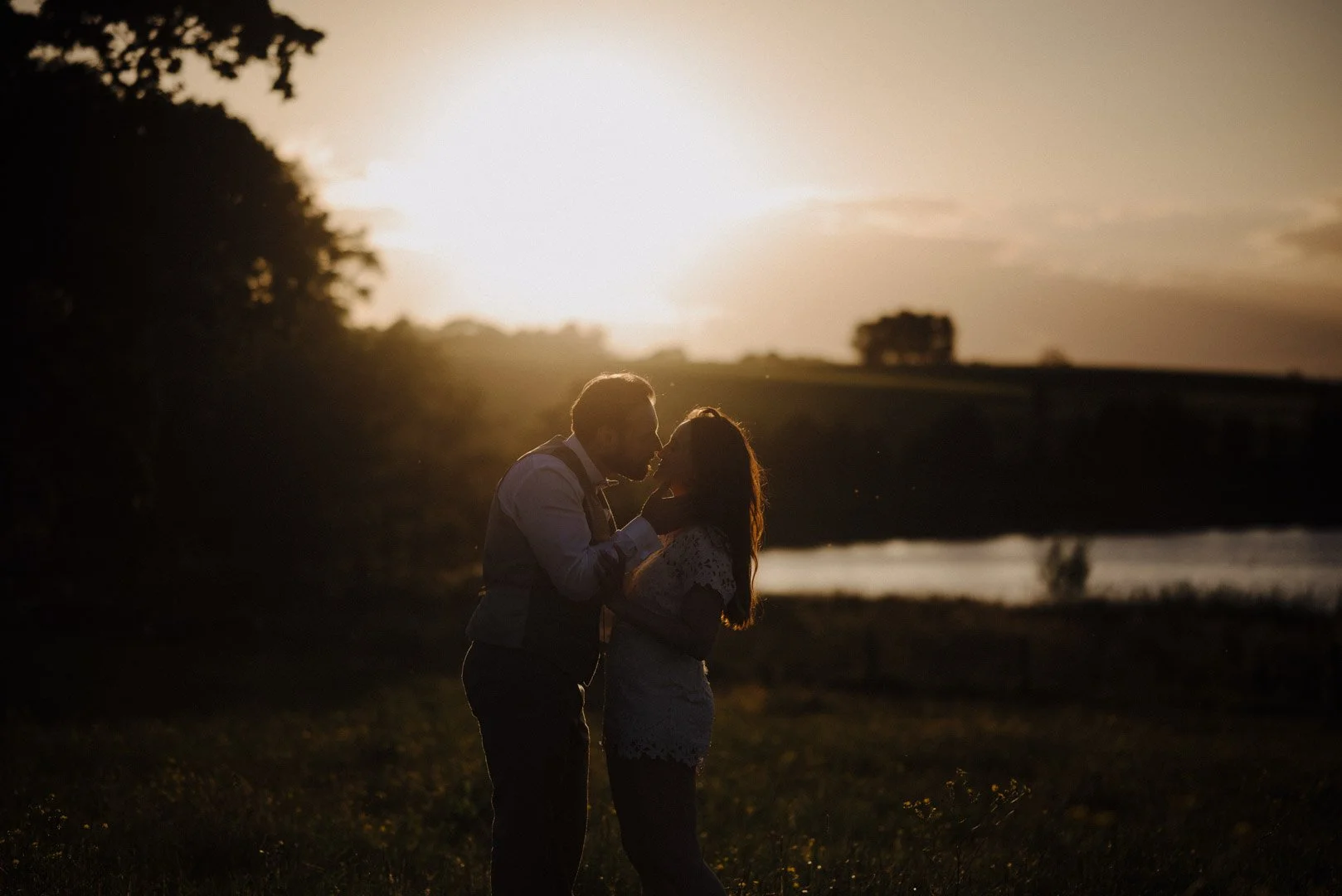 golden hour kiss