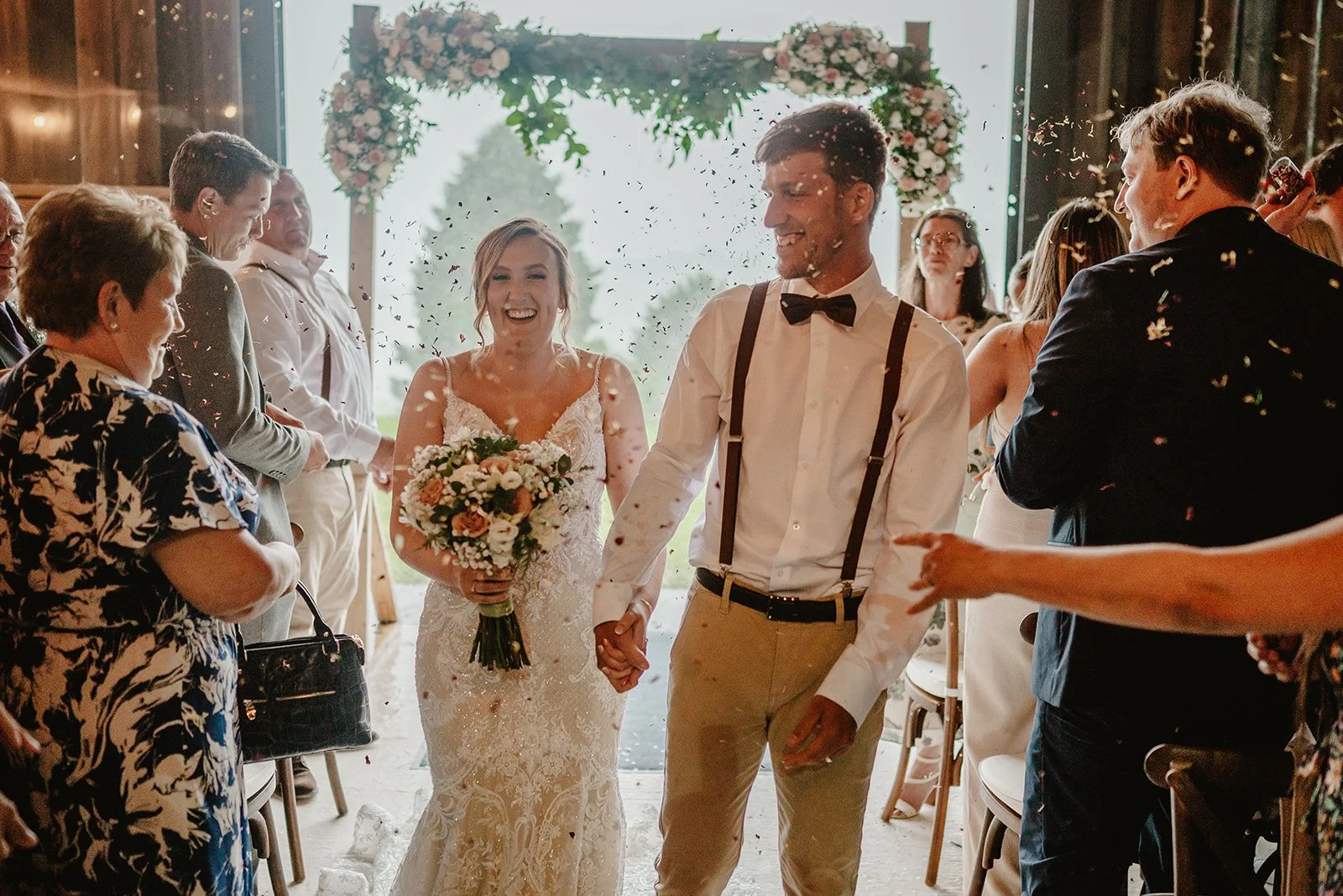 Sugar Loaf Barn, Abergavenny, South Wales Wedding