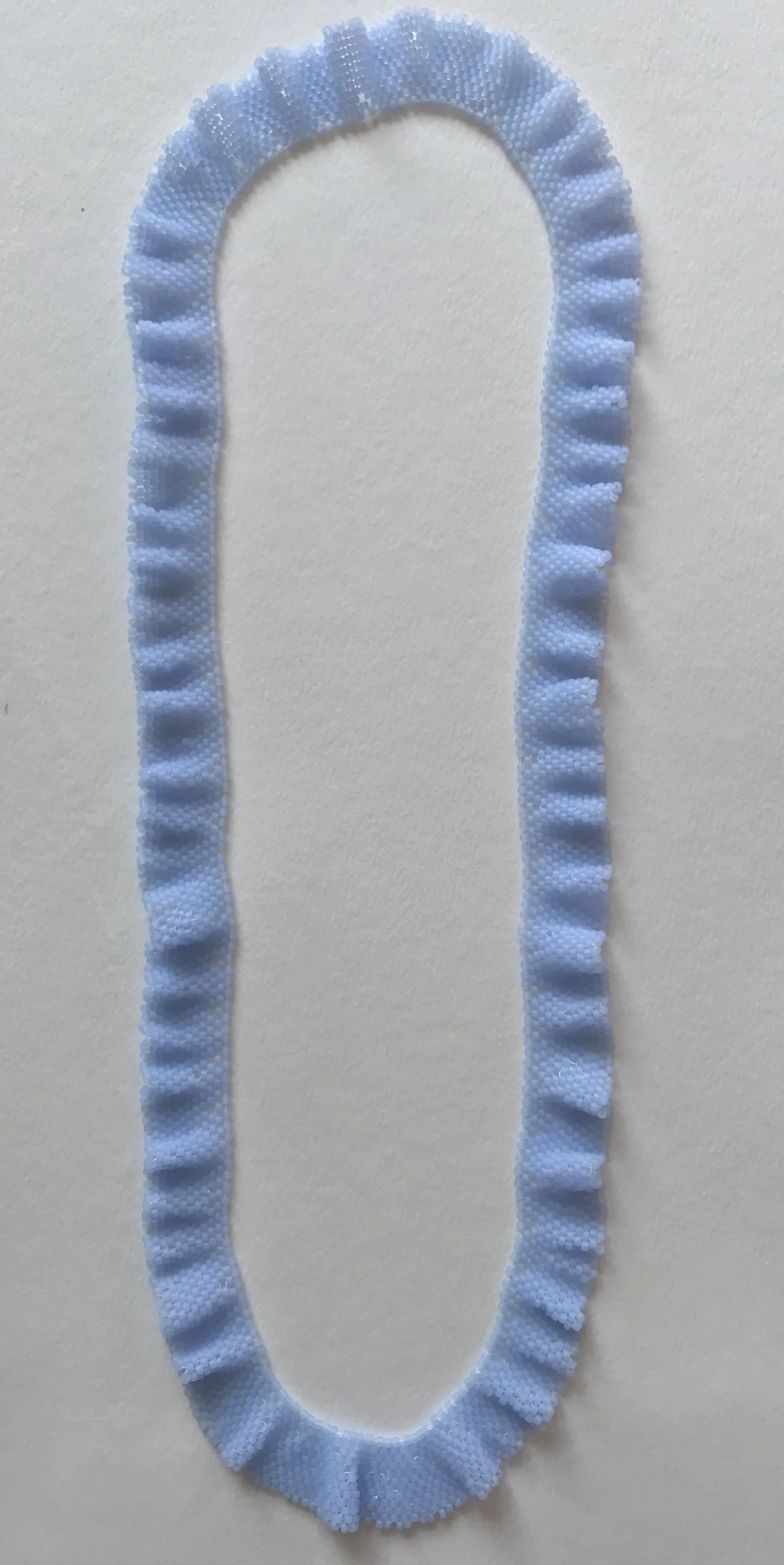  Frilly Necklace, blue  2020 