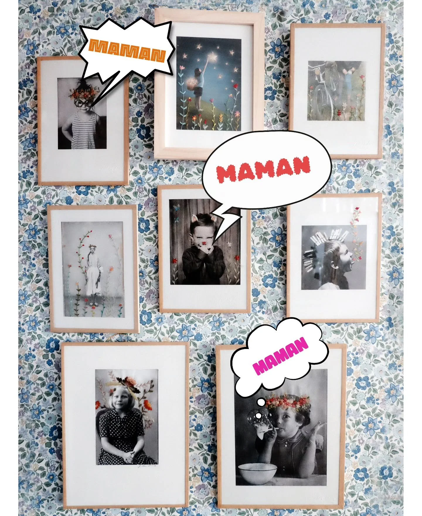 Maman,
 Maman,
 MAMANNNNNN!!!!!

Au deux premiers tu fais la sourde oreille.
Si il a un truc &agrave; dire il n'a qu'&agrave; se d&eacute;placer.
Et puis le dernier te transforme en zebulon parceque celui la tu le reconnais..
C'est le maman qui sent 