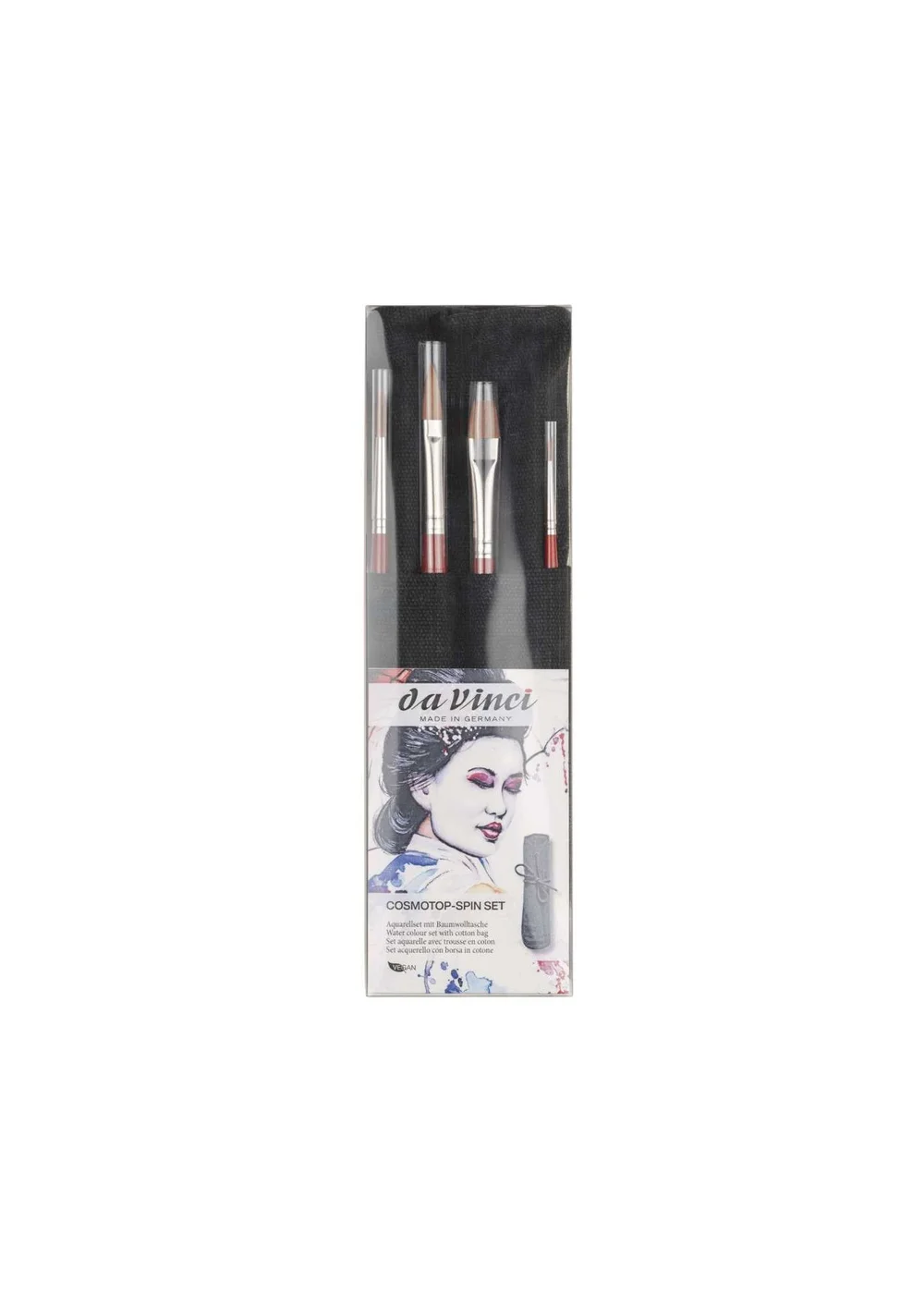 Set De 5 Pinceaux Miniatures Da Vinci COLINEO - Poils Synthétiques - Pour Détails Fins Et Peinture Miniature