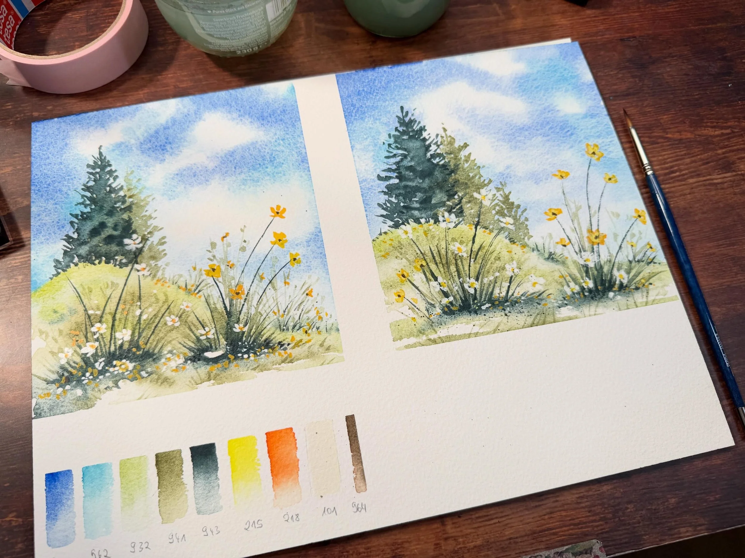 Neu auf unserem Patreonkanal Gustavson+ 🥰🌳
Male mit mir gemeinsam diese wundersch&ouml;ne Fr&uuml;hlingslandschaft mit den  @schmincke_official supergranulierenden Aquarellfarben Sonderedition Gustavson auf dem @hahnemuehle_global Joy Aquarellpapie