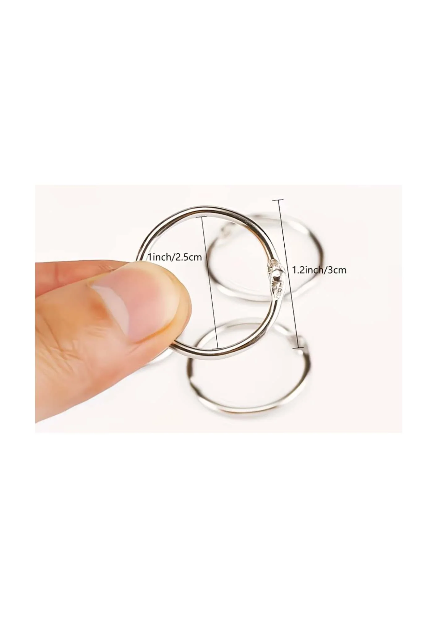 Binderinge aus Metall - Perfekt für Farbkarten