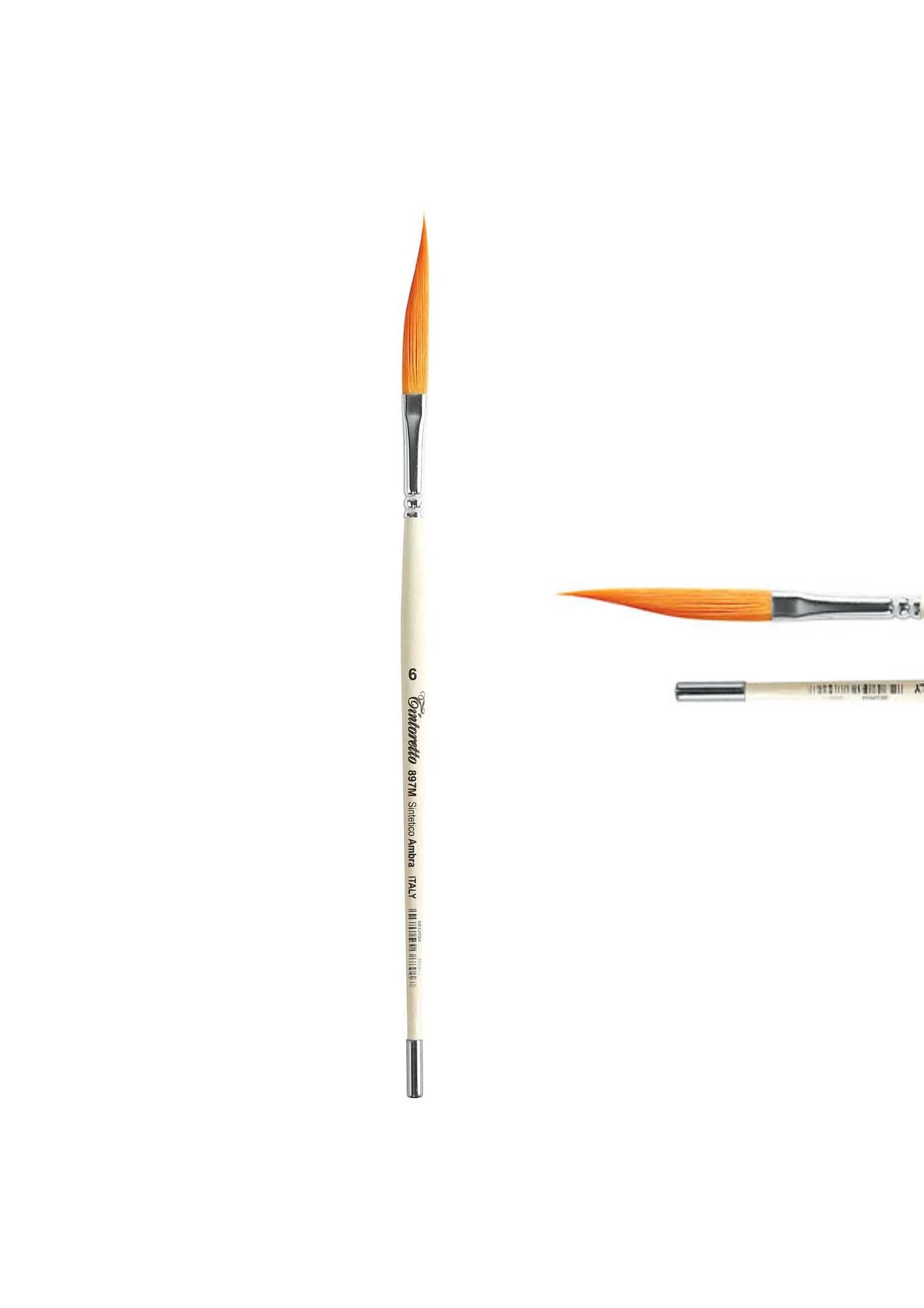 Tintoretto - 897M Extra langer Schwertpinsel mit Magnet