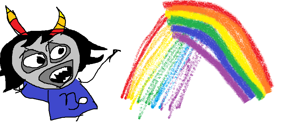  double rainbow clown 