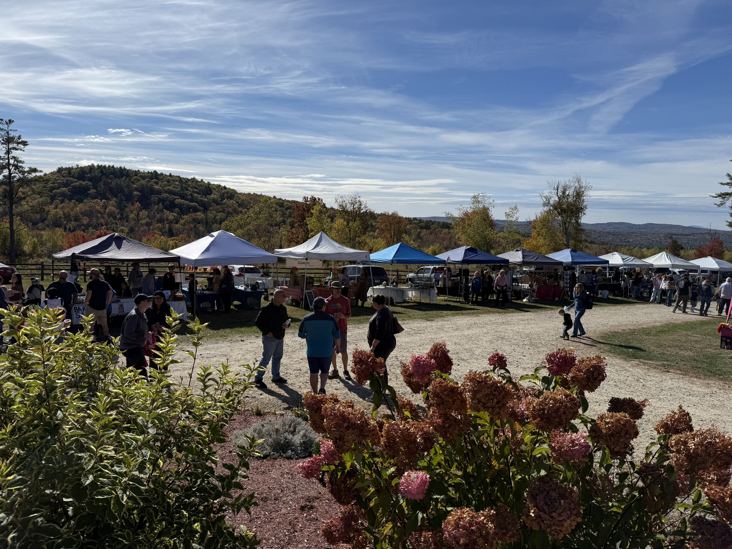 Craft fair harvest happenings in Alton, NH at Cold Spring Farm.