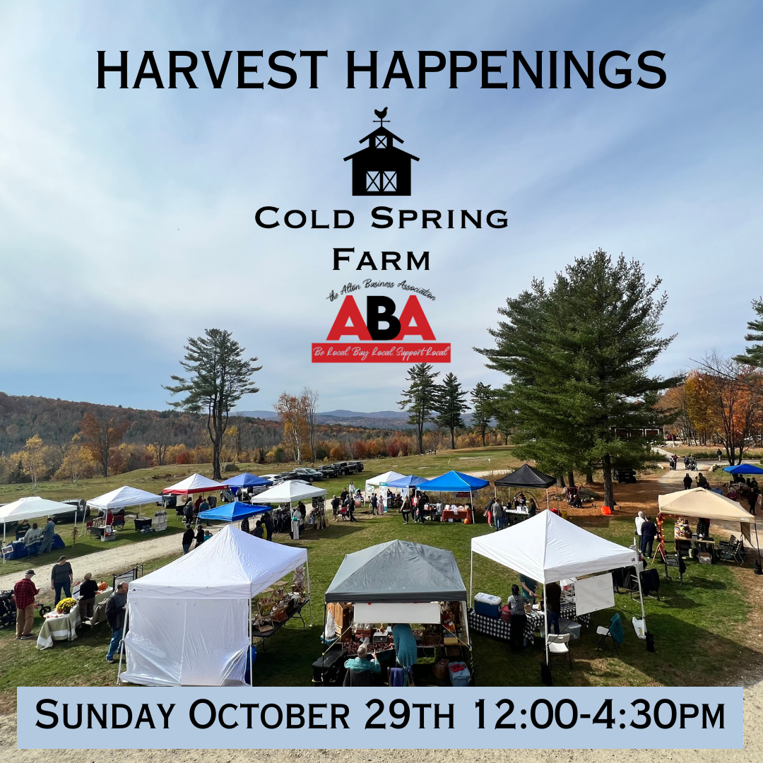 Alton Harvest Happenings — Cold Spring Farm