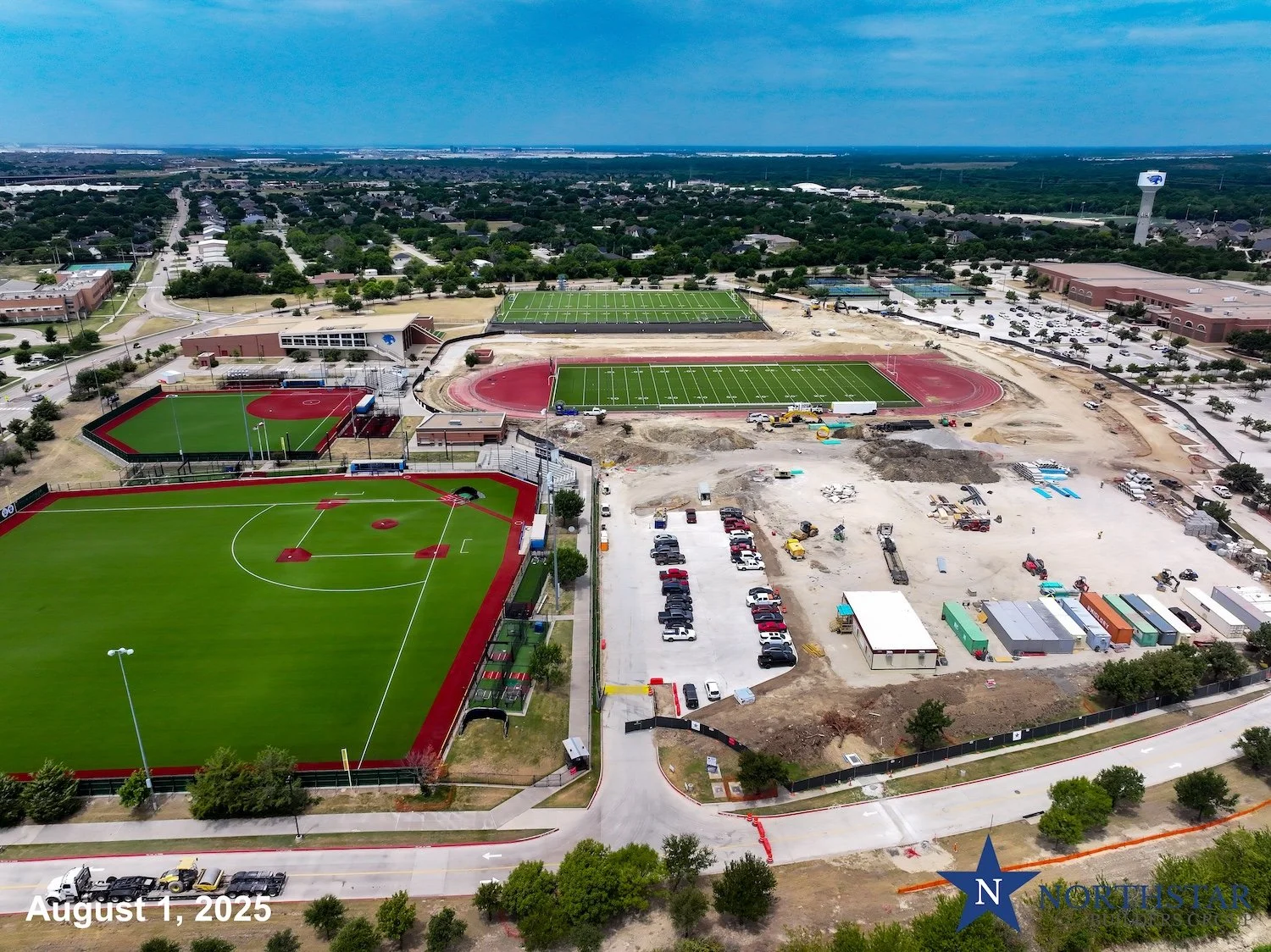 BNHS Stadium: August 2025 — Northwest ISD Construction Website