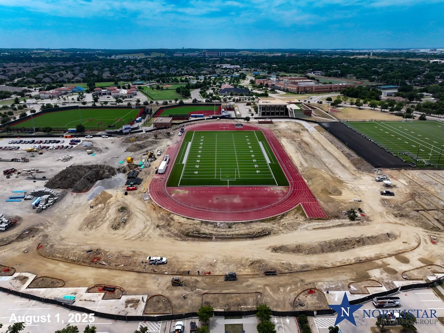BNHS Stadium: August 2025 — Northwest ISD Construction Website