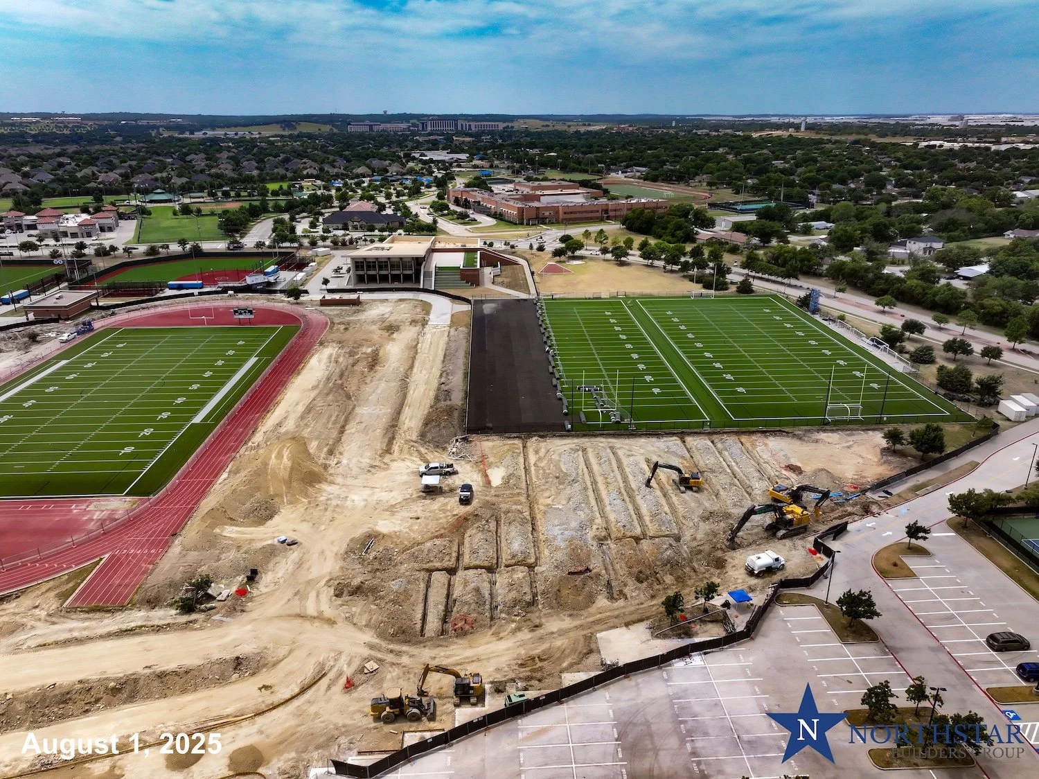 BNHS Stadium: August 2025 — Northwest ISD Construction Website
