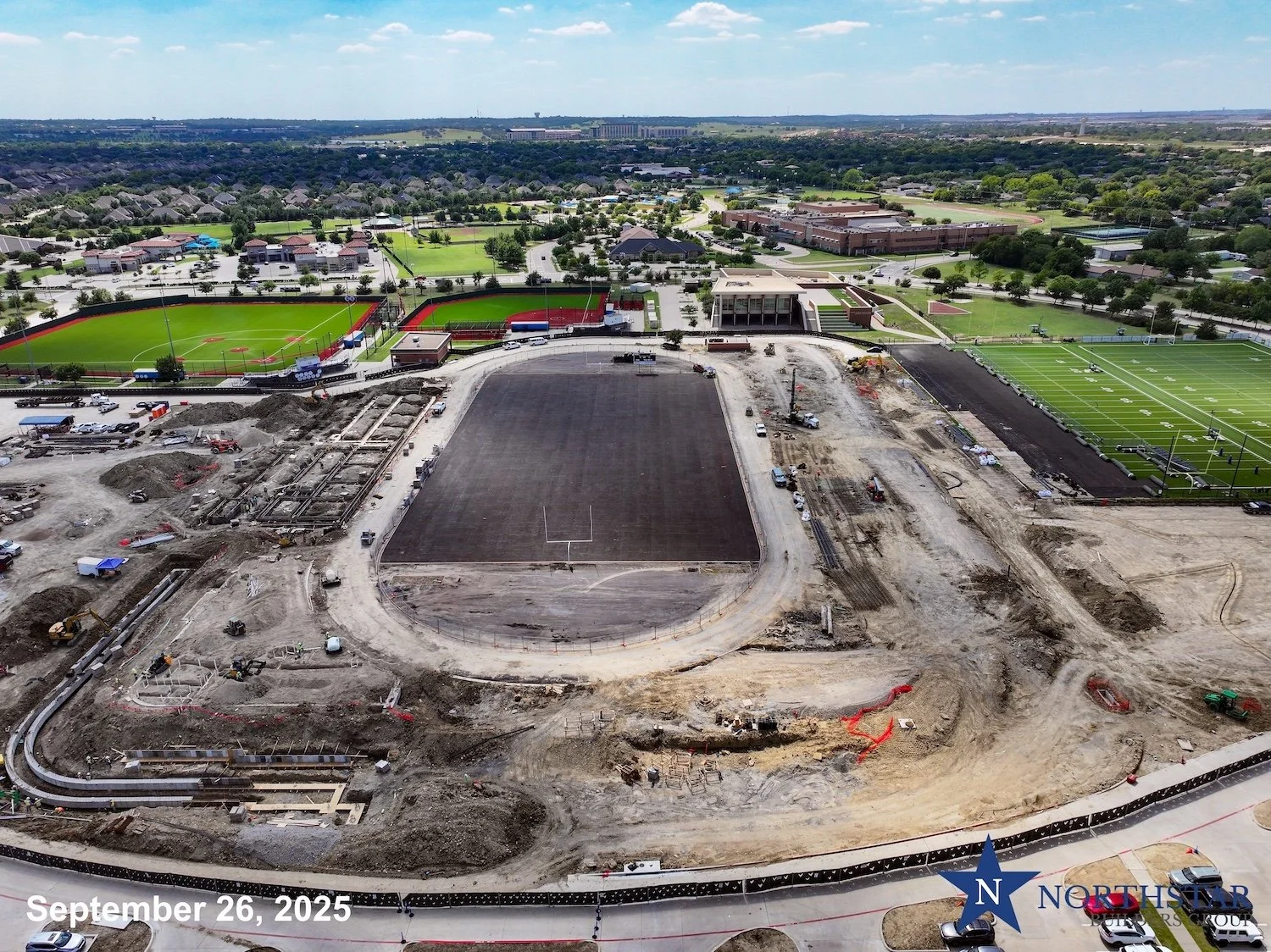 BNHS Stadium: October 2025 — Northwest ISD Construction Website