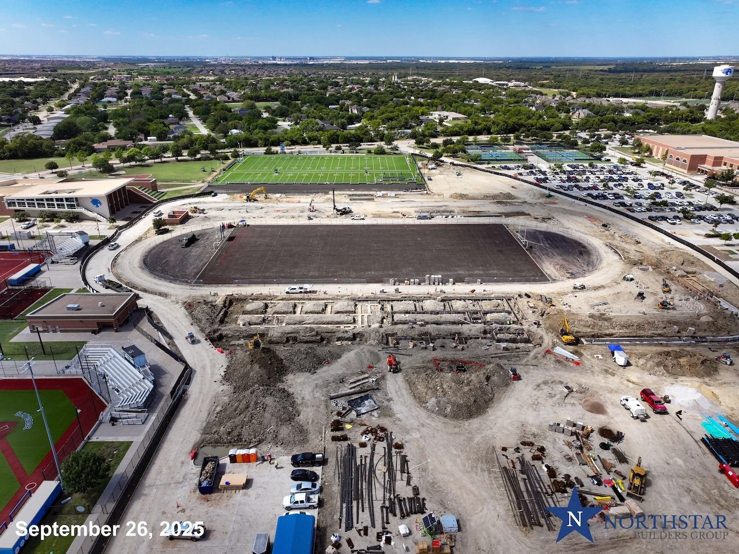 BNHS Stadium: October 2025 — Northwest ISD Construction Website