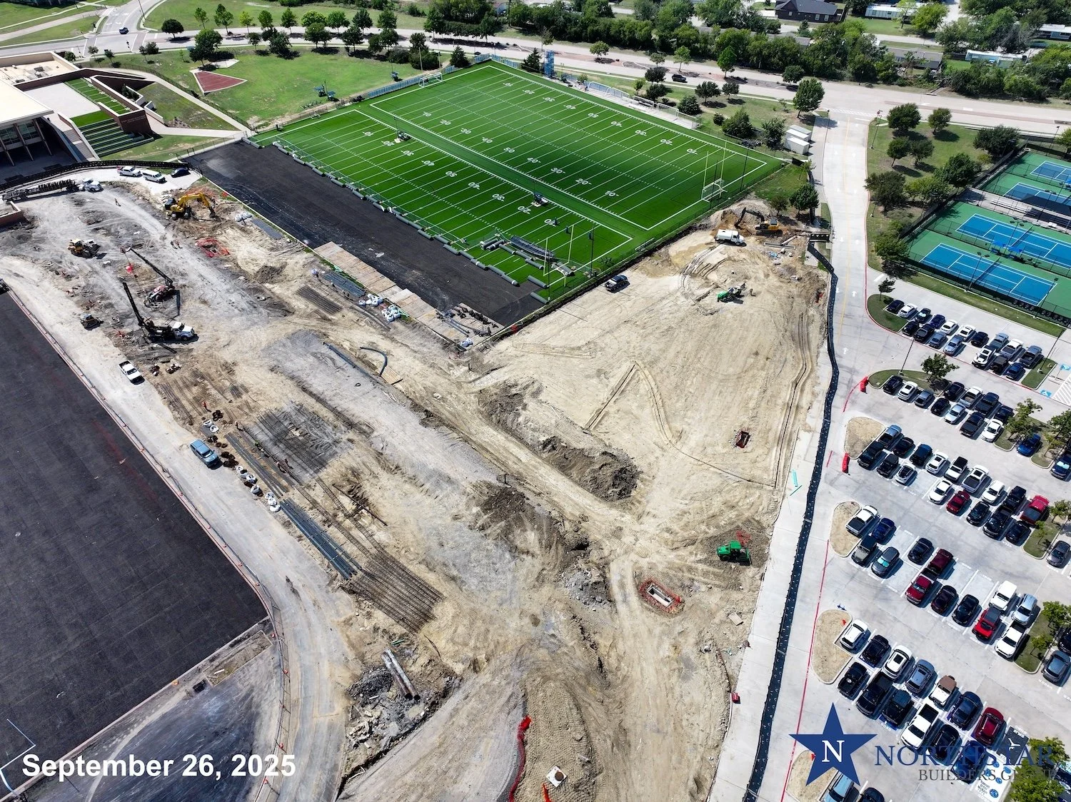 BNHS Stadium: October 2025 — Northwest ISD Construction Website