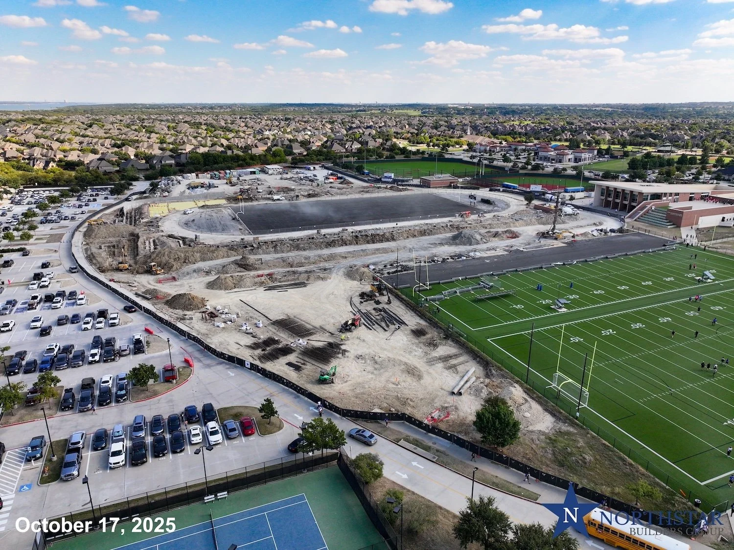 BNHS Stadium: November 2025 — Northwest ISD Construction Website
