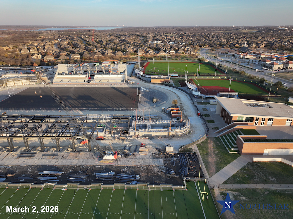 BNHS Stadium: March 2026 — Northwest ISD Construction Website