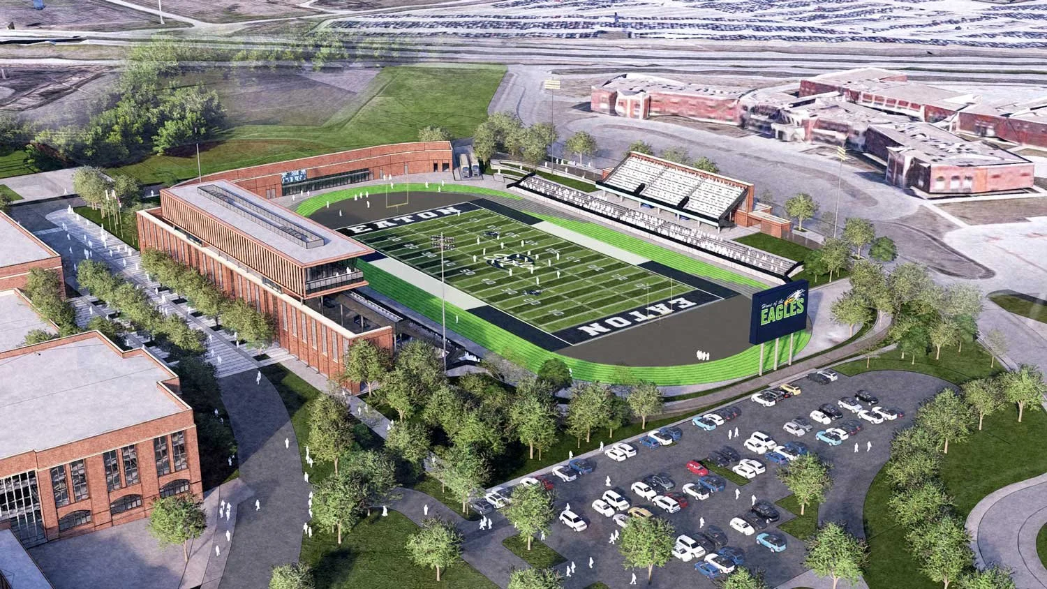 Rendering of High School Football Stadium