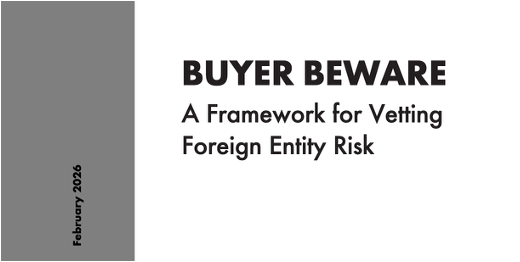 Horizon Advisory Publishes BUYER BEWARE - a practical guide and framework for vetting foreign entity risk in energy supply chains