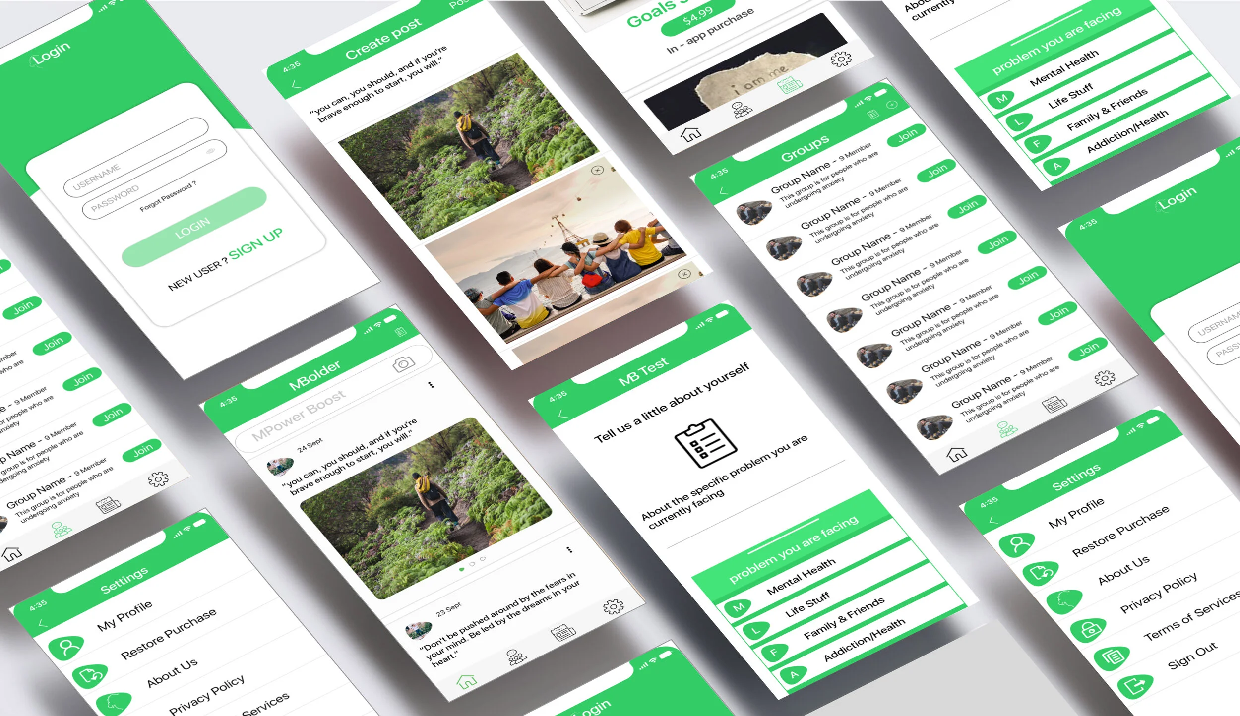 Final Designs for iOS platform