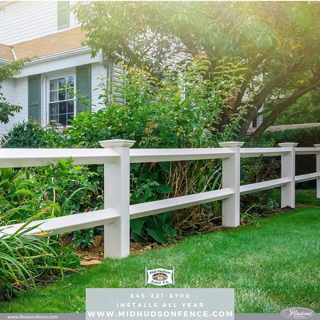 White vinyl diamond post + rail for a simple but classy look!⠀⠀⠀⠀⠀⠀⠀⠀⠀
*⠀⠀⠀⠀⠀⠀⠀⠀⠀
Fill out a submission form on our website or give us a call today for your free estimate.