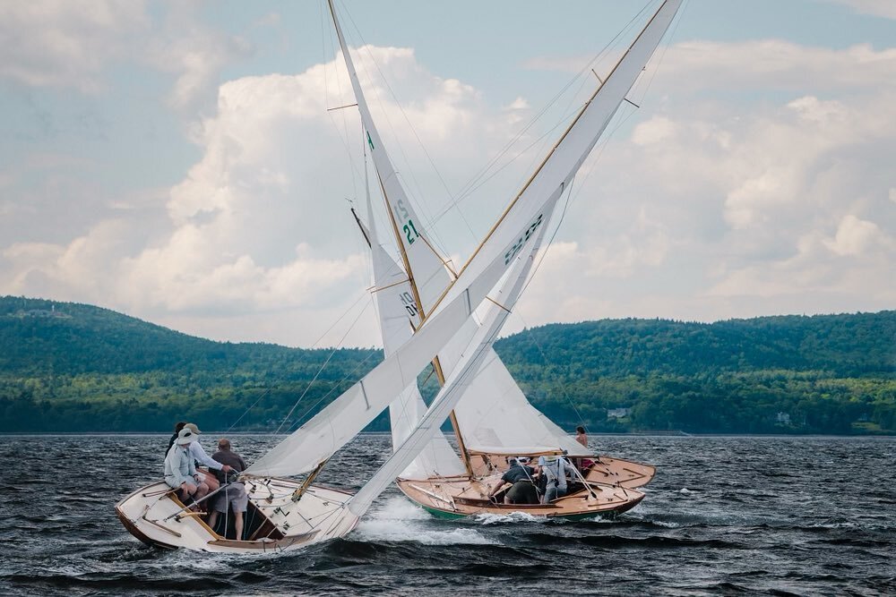 In the thick of it, using nearly all the senses. Every moment on the water is different. Sailors relish the challenge.