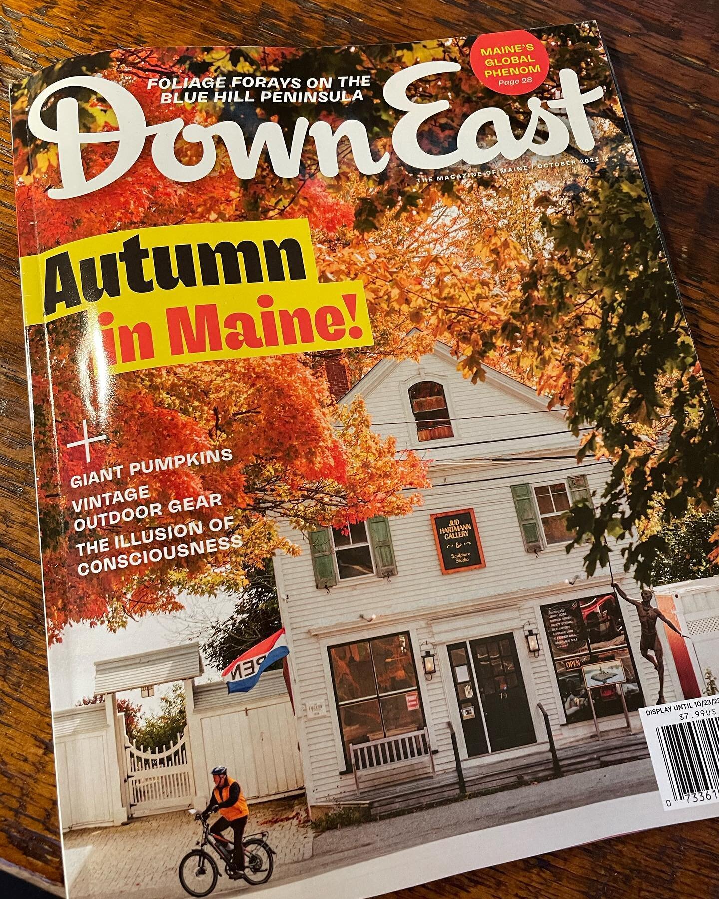 A little late to share my full-page photo in this months&rsquo;s Down East magazine. If you&rsquo;re a subscriber, check out Page 10. (If you&rsquo;re not, sneak a peak at your favorite newsstand!). I&rsquo;m back in the US now, and will start up on 
