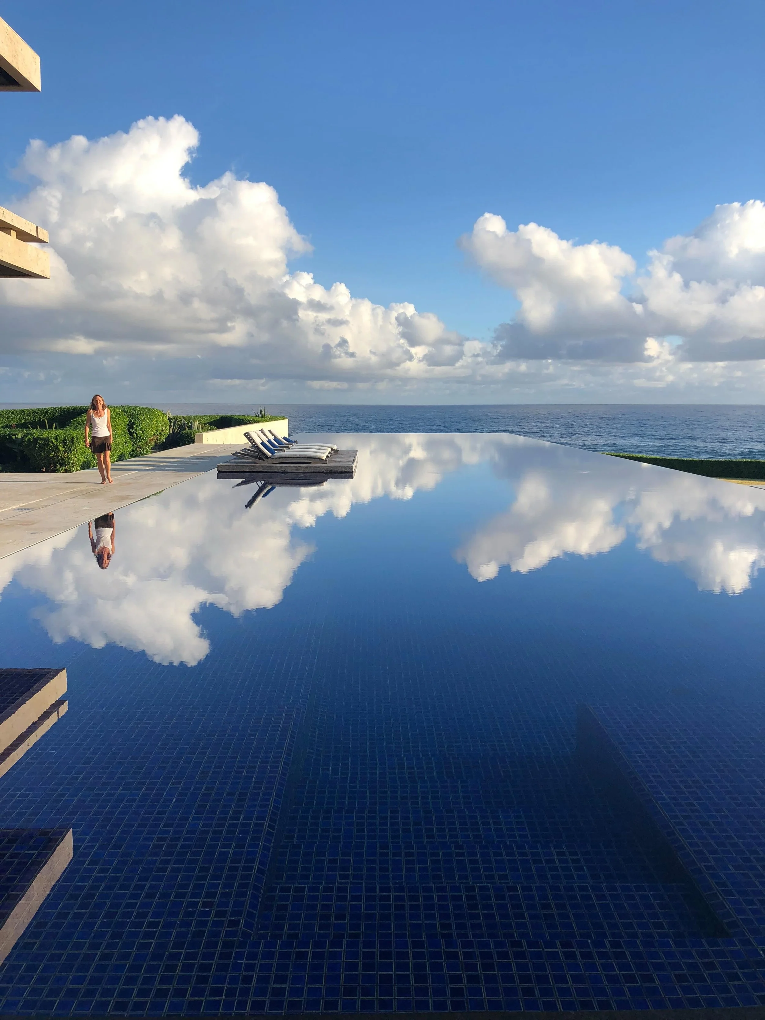 The start of filming villas in Orchid Bay