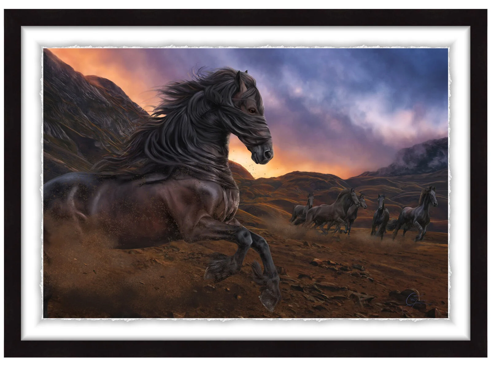 Unbroken - Modern Black Frame