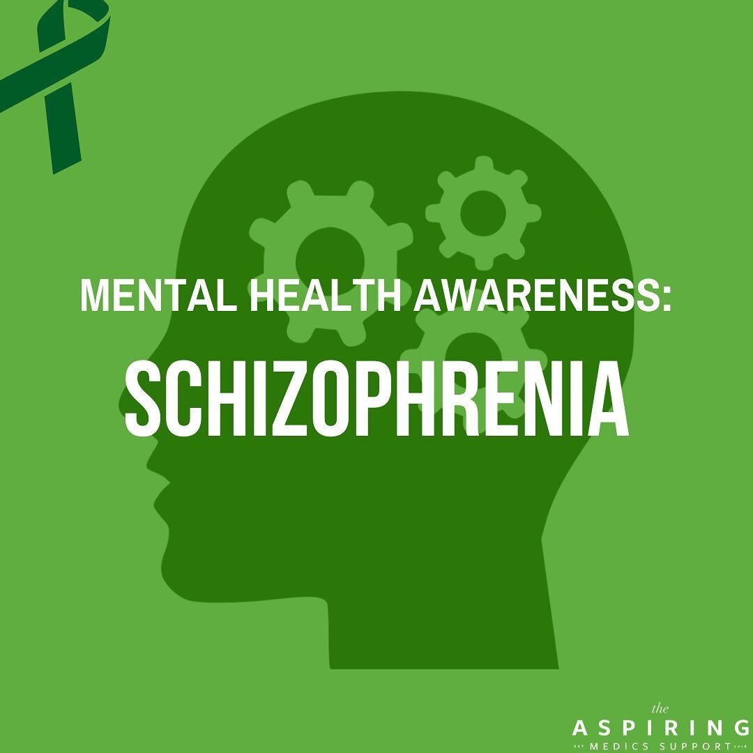 In light of Mental Health Awareness week, we would like to educate you on a few mental health conditions, one of them being schizophrenia. Swipe to learn more.