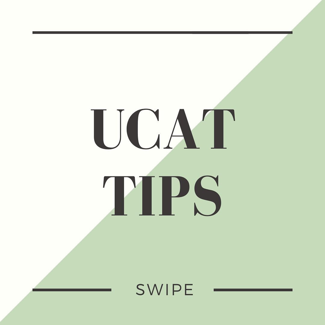 Hey guys! Today our mentee&rsquo;s had a UCAT session providing them with tips on how to revise for the exam! We wanted to share some of the top tips they were given with you guys, enjoy! 😁