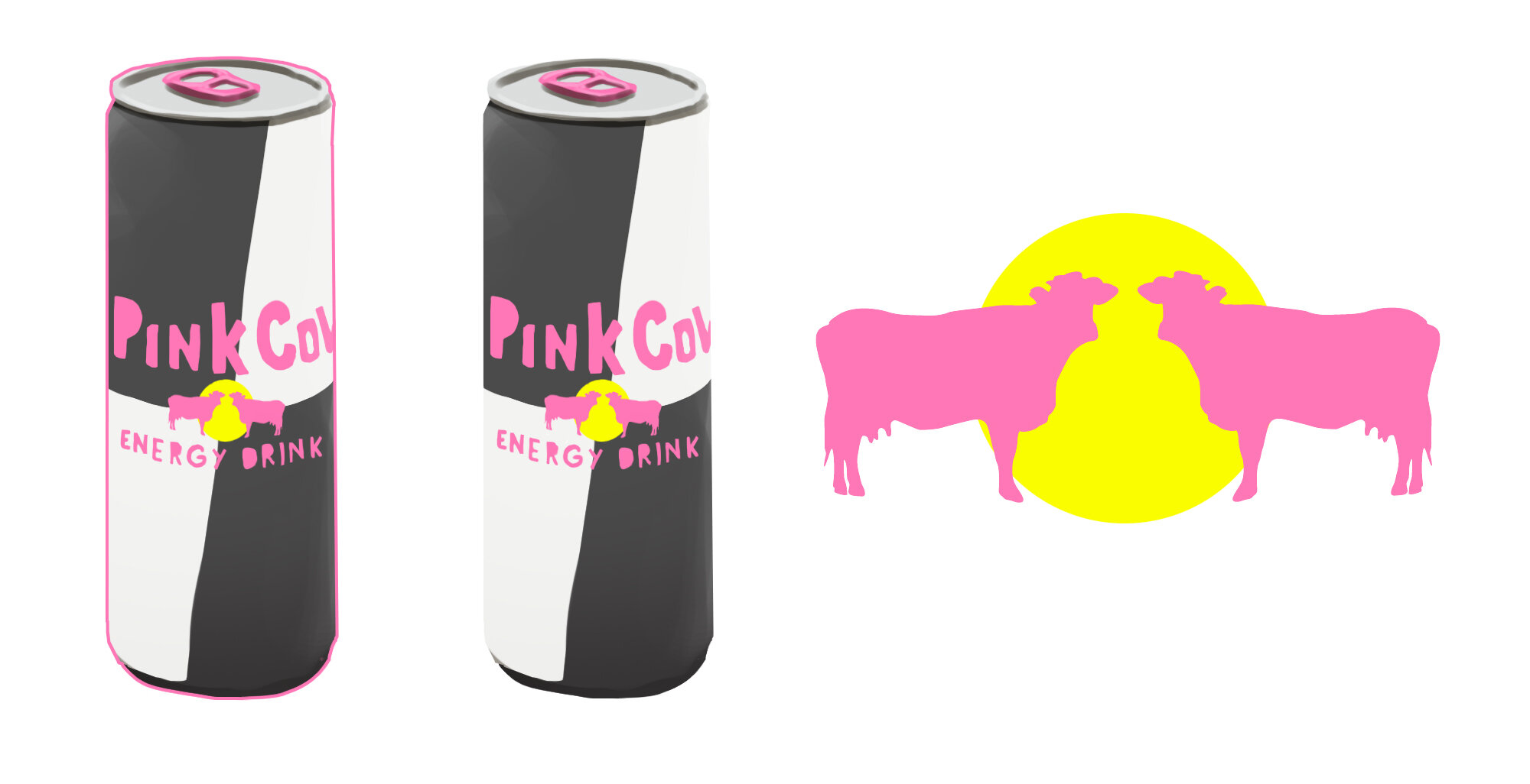 Fan Art - Pink Cow