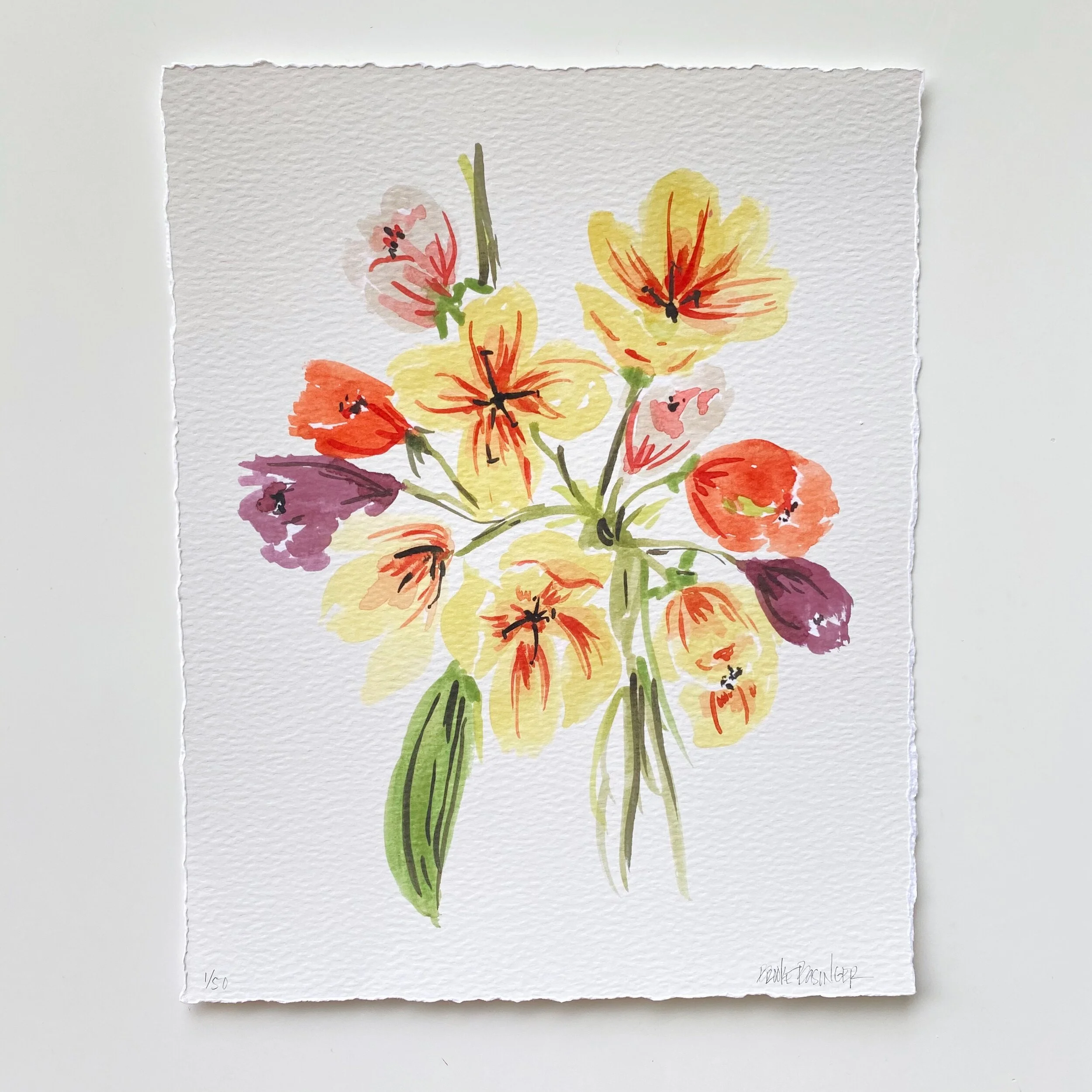 Tulips A Plenty Art Print