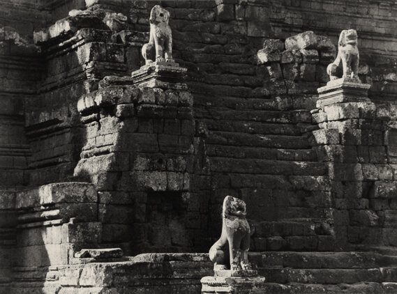Angkor Wat, Cambodia (Carved Lions), 2008