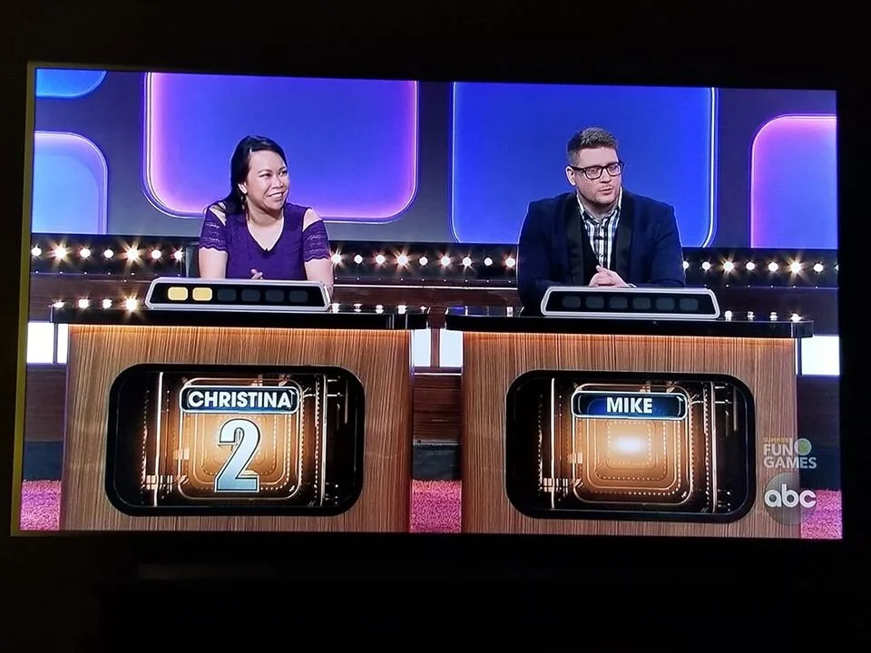 Appeared as a contestant on ABC's Match Game, hosted by Alec Baldwin