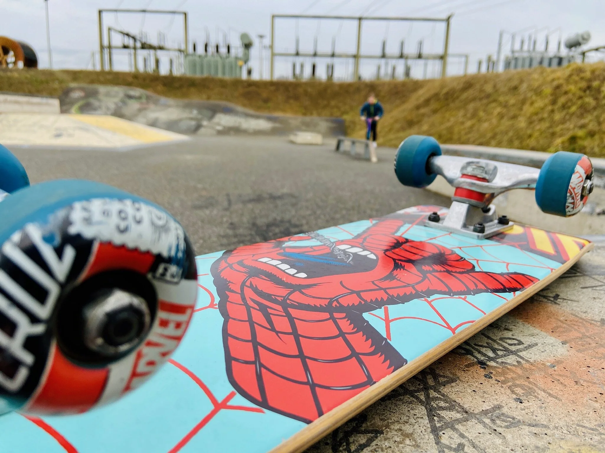 Der Gleisdorfer Skaterpark. Ugliest place in town.