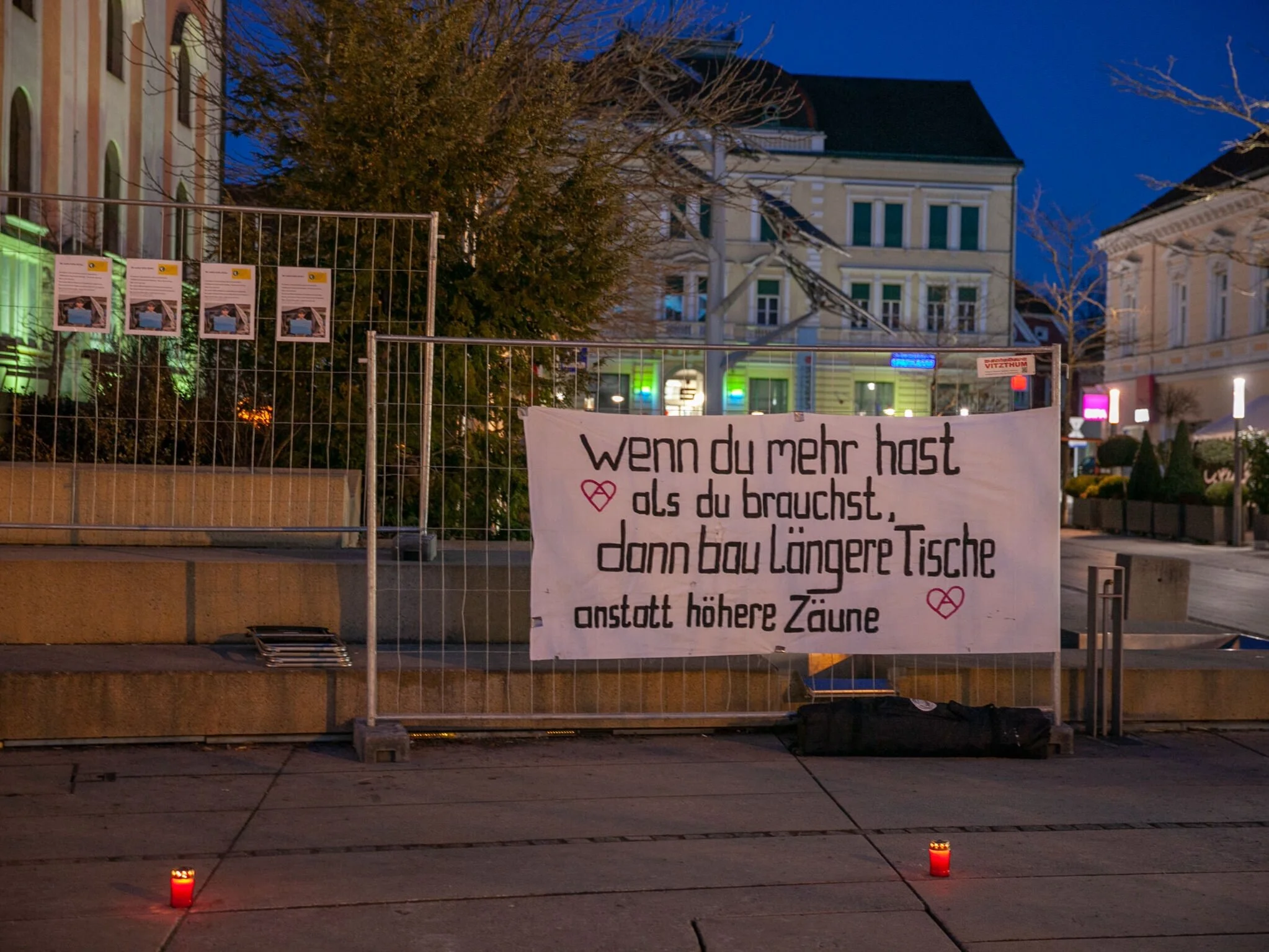 Wir wollen helfen dürfen - Solidaritätscamp
