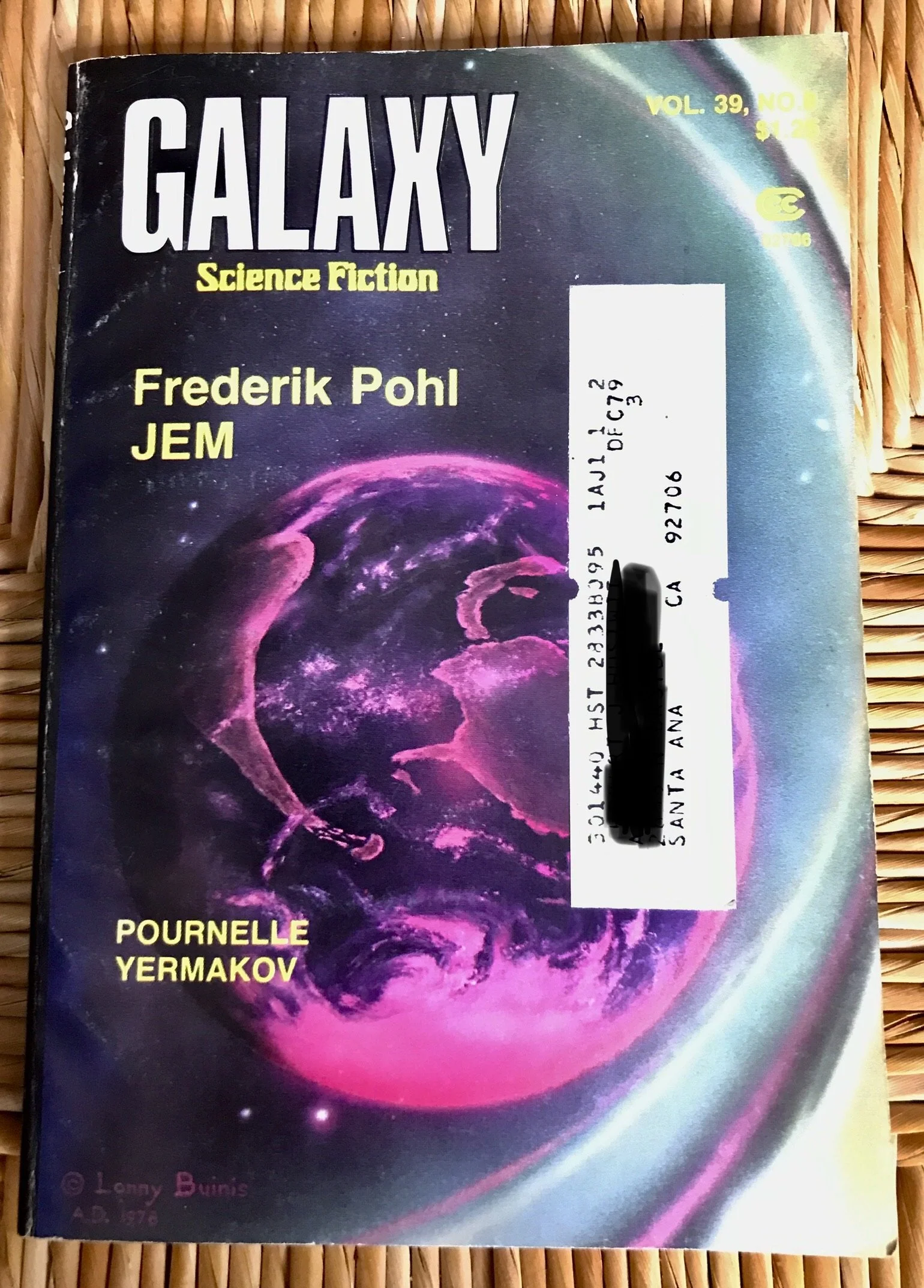 Galaxy. November/December 1978.