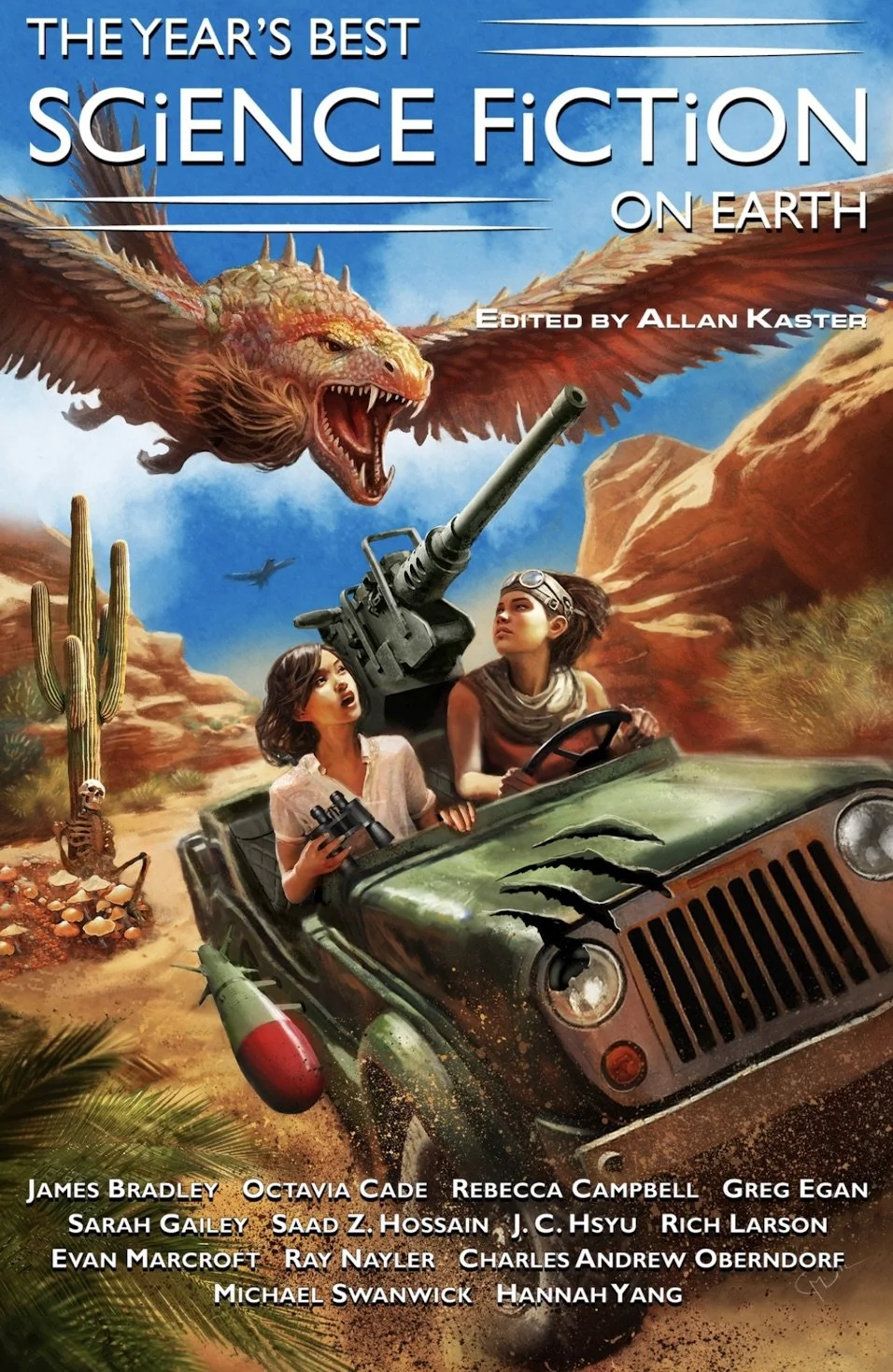 The Year's Best Science Fiction on Earth.  edited by Allan Kaster.  2023