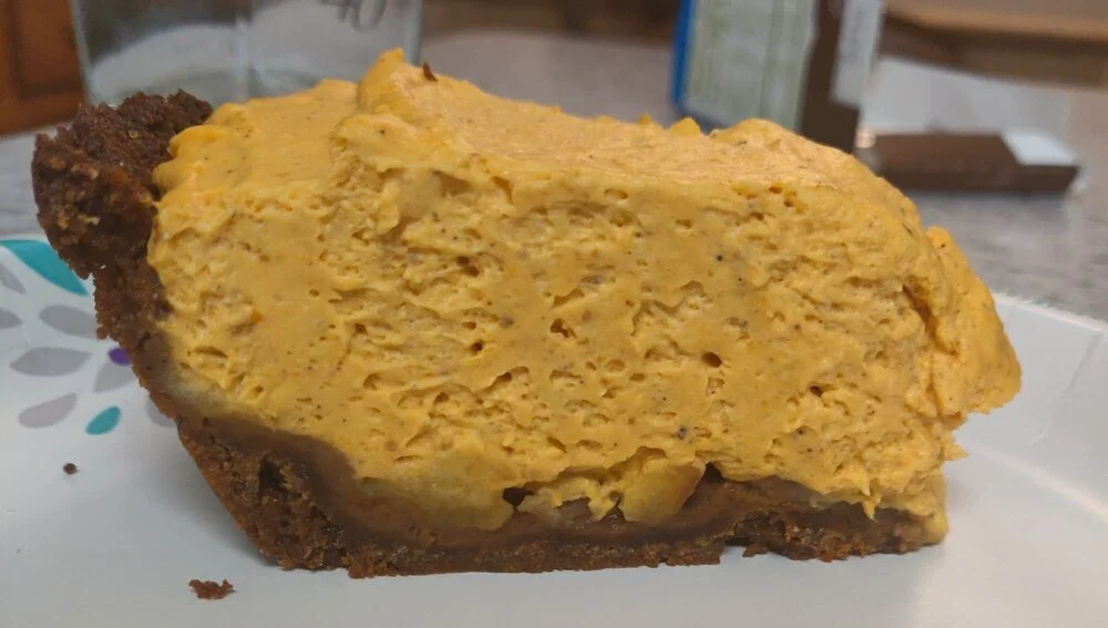 Apple Bottom Pumpkin Mousse Pie