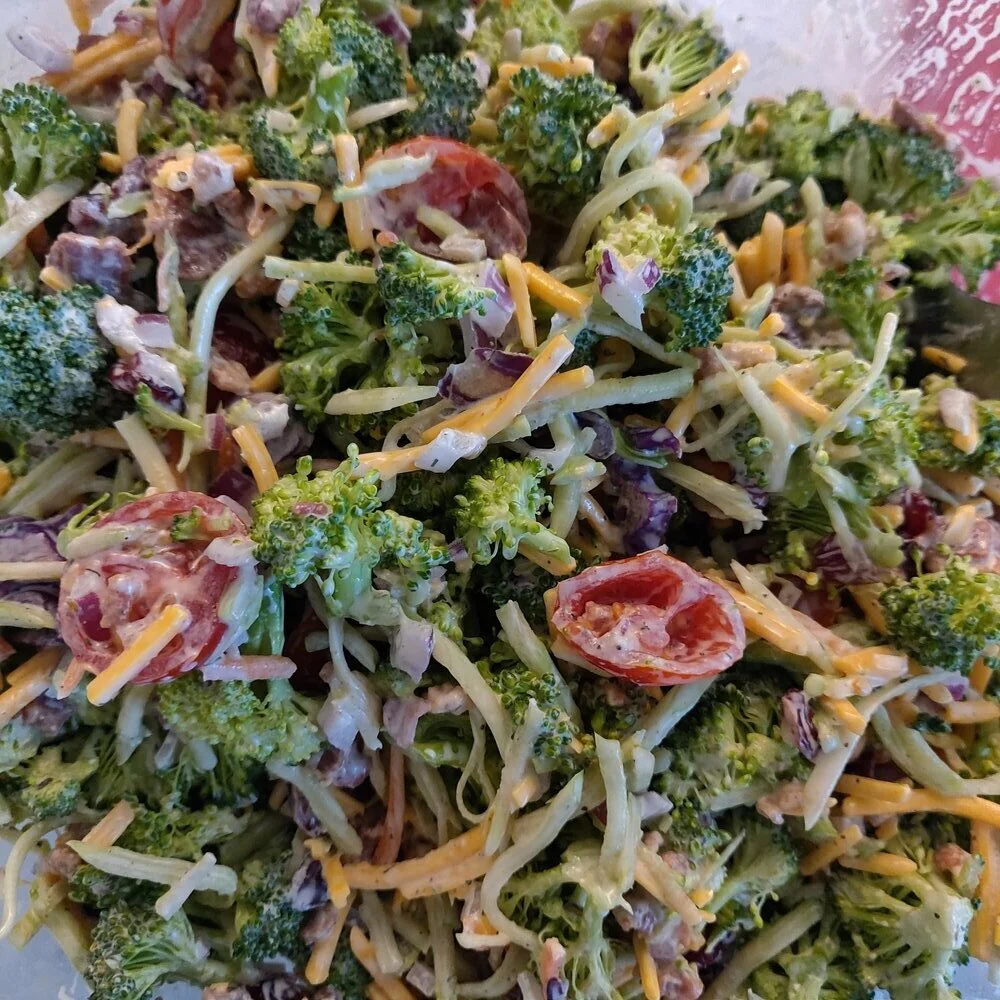 Broccoli Salad with Homemade Ranch Dressing