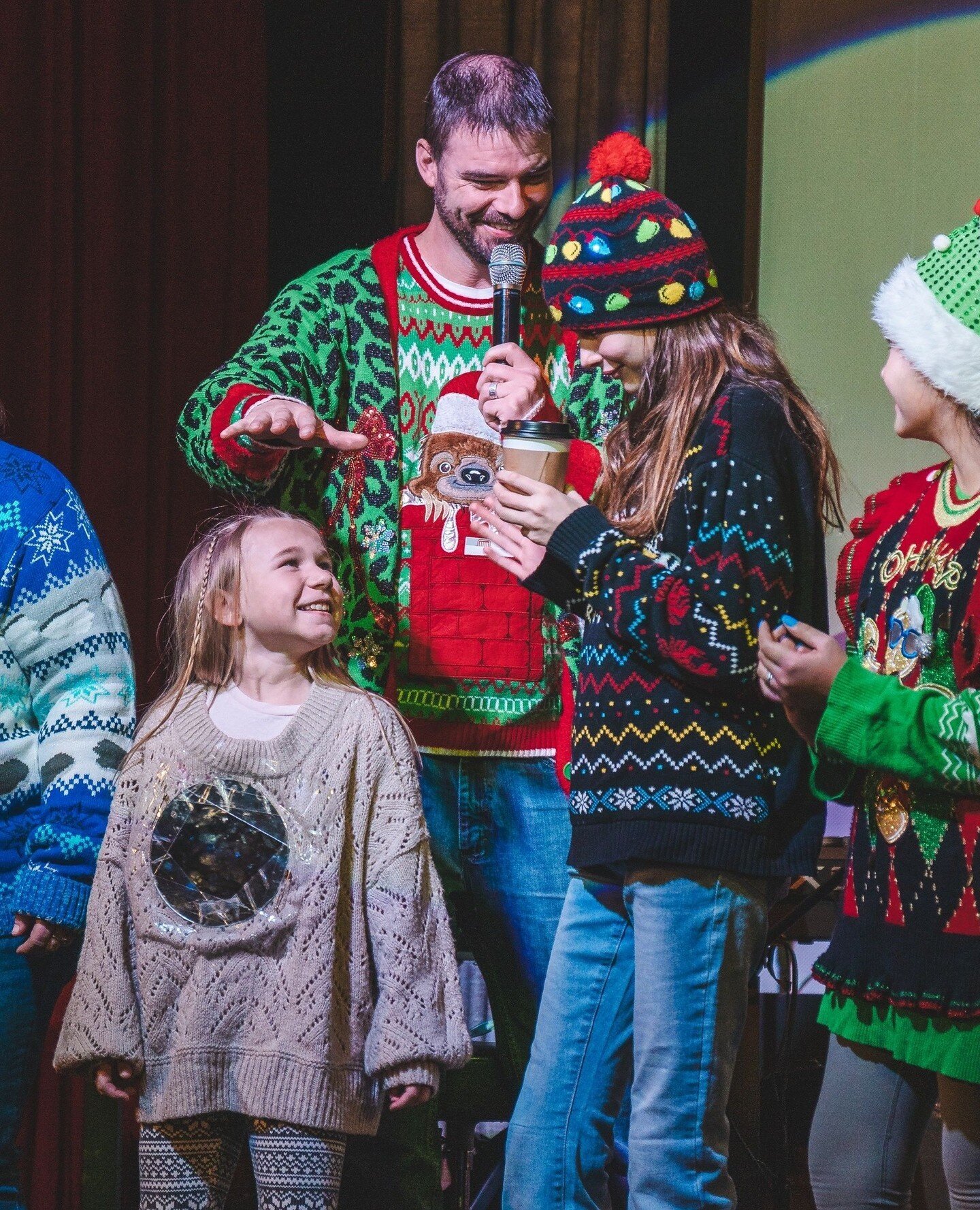 What fun Sunday we had with our ugly sweater contest! We loved getting to have fun and worship with you all!