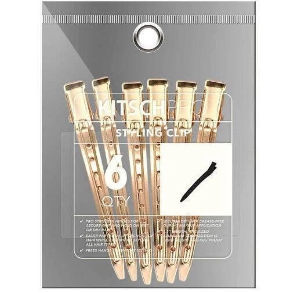 Rose Gold Styling Clips